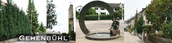Ihr Immobilienmakler in Gerlingen Gehenbuehl, Bild Kirchenplatz Wolf mit Gehenbuelher Brunnen